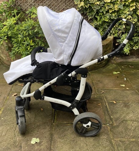 Venicci white pushchair - venicci,