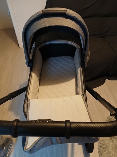 Grey black single - grey/black, pushchair